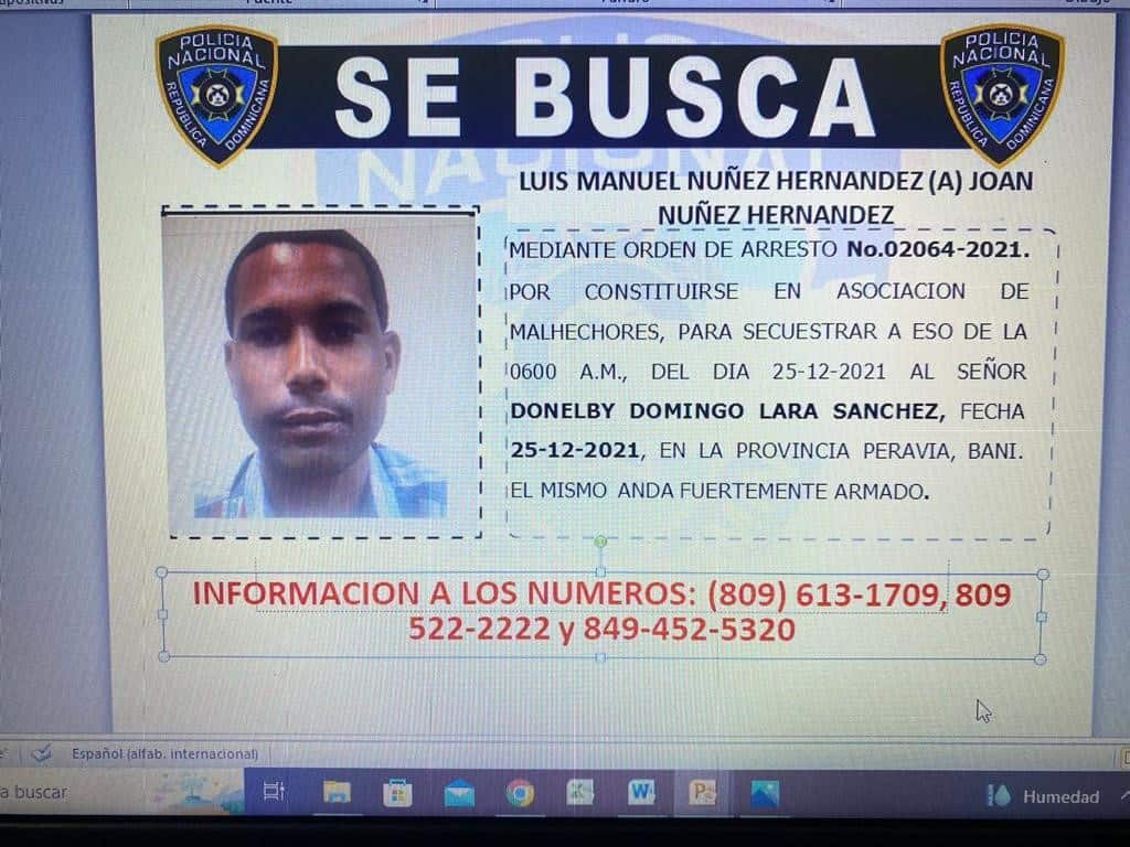 Luis Manuel Núñez Hernández, alias Joan, acusado de secuestro. 
